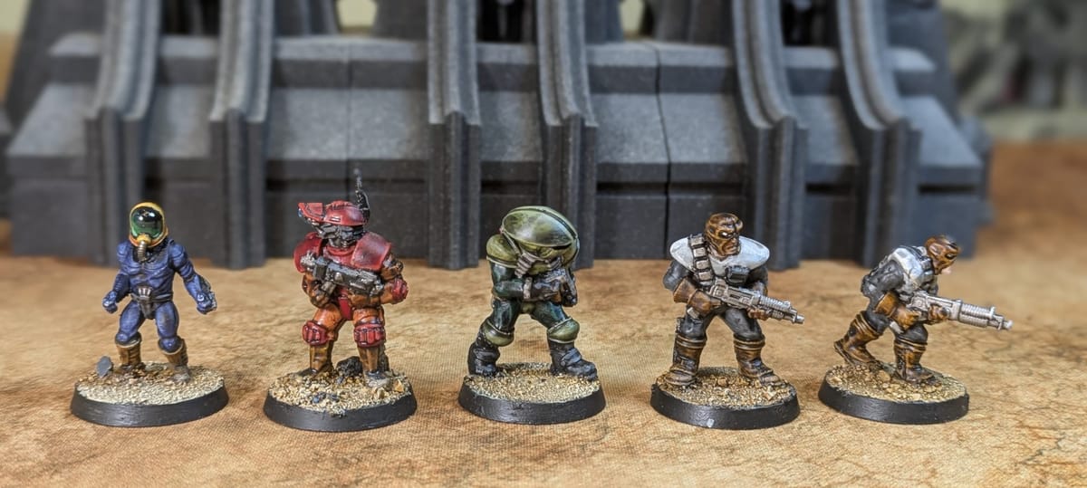 Miniatures from the Rogue Trader Rulebook: From the Pages, Set 9